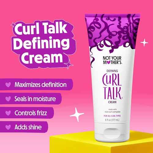 Not Your Mother's Curl Talk Defining Spray Gel and Defining Cream (2-Pack) - Formulated with Rice Curl Complex - For All Curly Hair Types