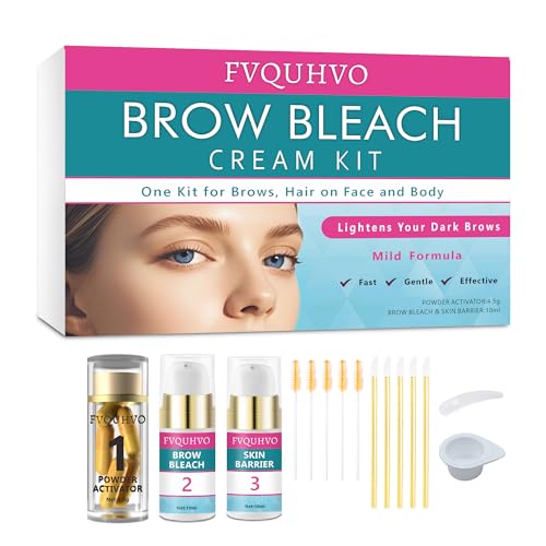 Eyebrow Bleaching Kit - Lighten & Natural Brow Color - 5 Applications