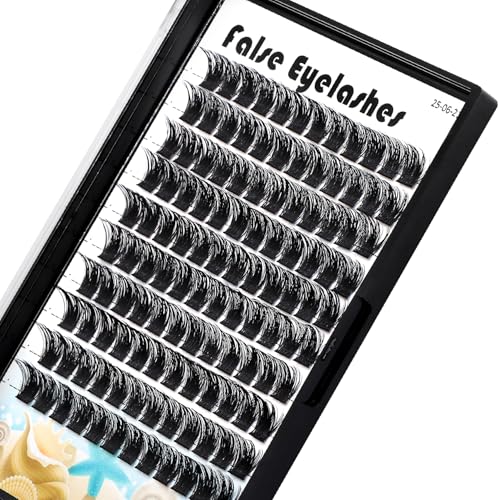 D Curl Cluster Eyelashes 12mm - 120 Pcs Volume Lash Extensions