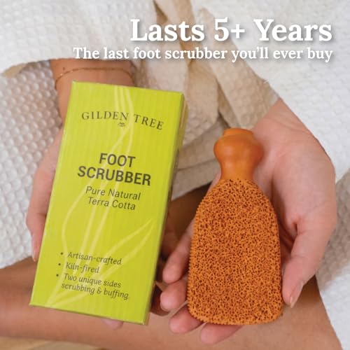 Pumice Stone for Feet - Natural Terracotta Exfoliator