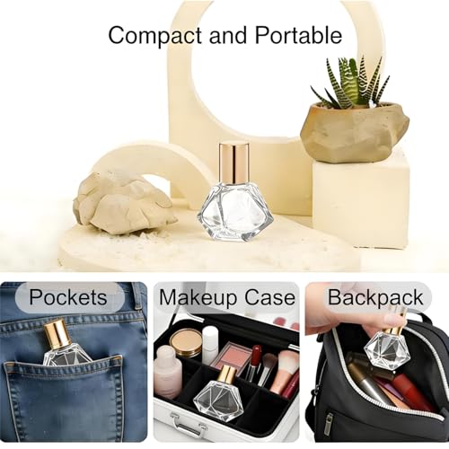 36 Pack Essential Oil Roller Bottles 8ml Glass