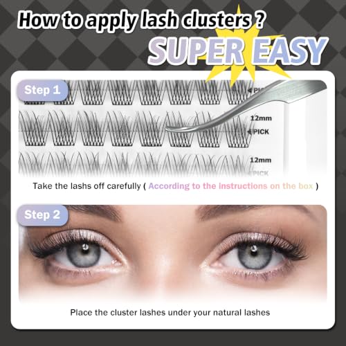 156 Pc Lash Clusters - DIY Eyelash Extensions Mixed Length
