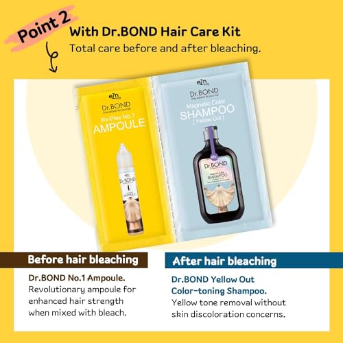 eZn Super Rich Cream Hair Bleach Kit with Toner Shampoo