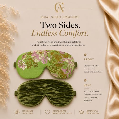 Weighted Sleep Eye Mask with Lavender & Flaxseed Fill