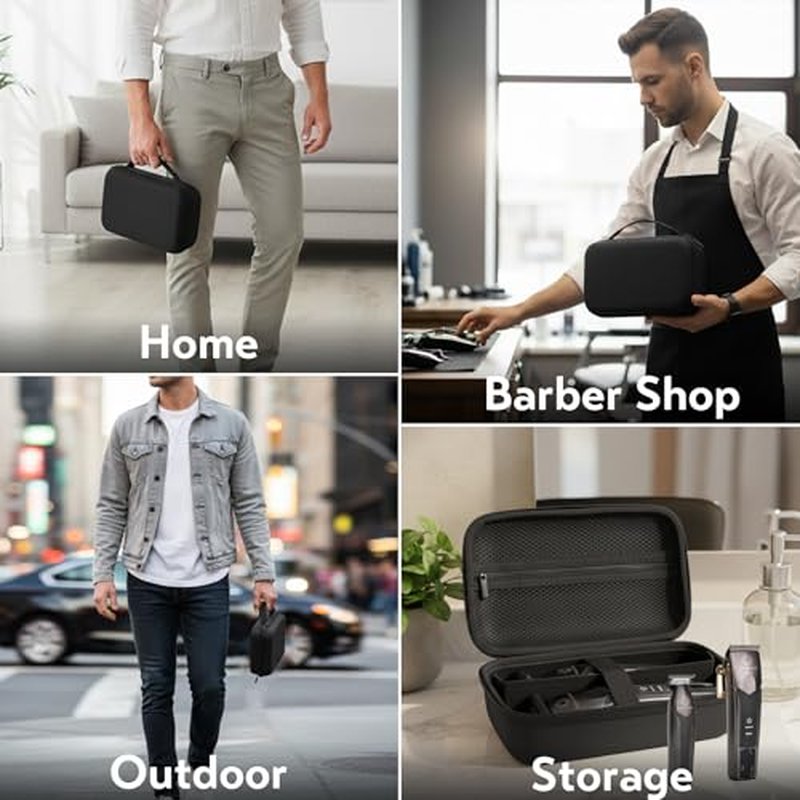 Barber Clipper Storage Case - SMYV Organizer for Grooming Tools