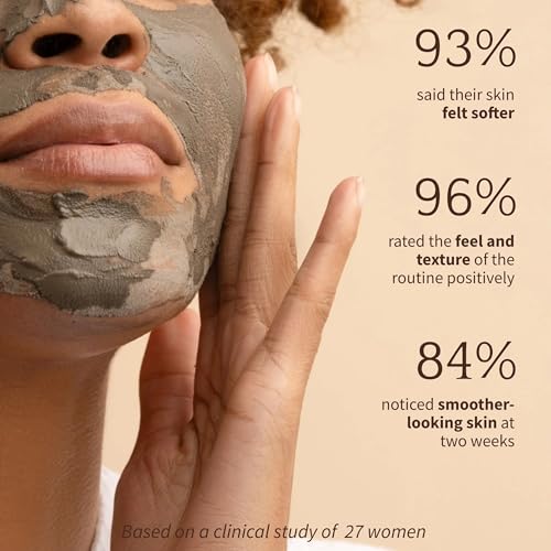 BAMBU EARTH Dead Sea Detoxifying Mud Mask for Face - Deep Cleansing Skincare with Essential Oils & Minerals - Draws Out Impurities, Tightens Skin, Reduces Pores for Healthier Complexion - 3.2 oz net