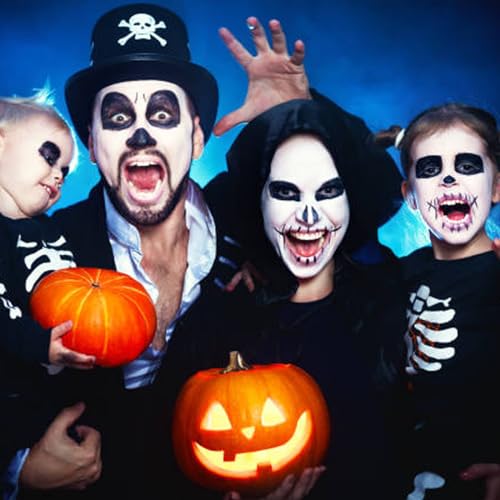 MEICOLY Black Waterproof Face Paint Stick for Halloween Cosplay & Sports