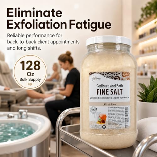 SPA REDI Professional Pedicure Foot Soak - Milk & Honey Whirlpool Safe - 128 oz