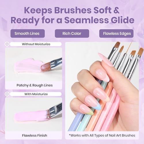 Beetles Nail Brush Cleaner & Conditioner Kit - 85ml with Glass Dappen Dish