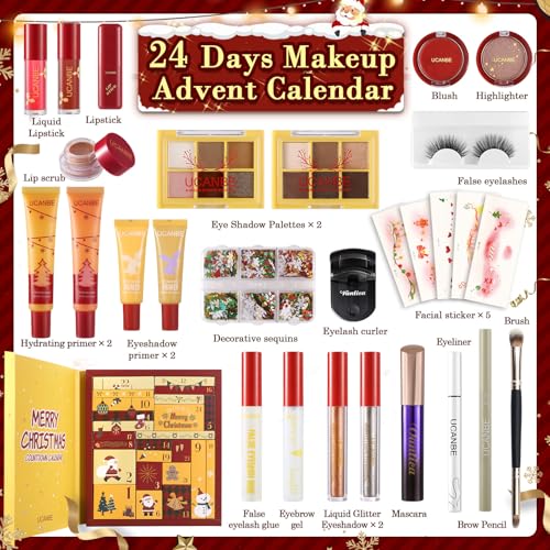 UCANBE 24-Day Makeup Advent Calendar 2026 | Christmas Gift