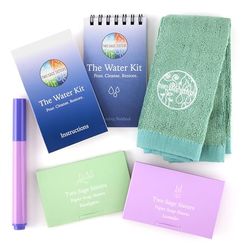The Water Kit - Wash Away Negative Thoughts for Stress Relief and Healing - Give The Gift of Peace of Mind - Self Care Kit