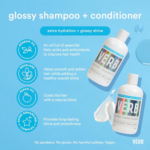 VERB Glossy Conditioner for Thick to Coarse Hair - Vegan & Sulfate-Free