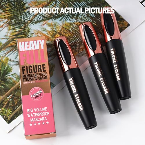 4D Silk Fiber Lash Mascara - Waterproof & Volumizing (4 Pack)