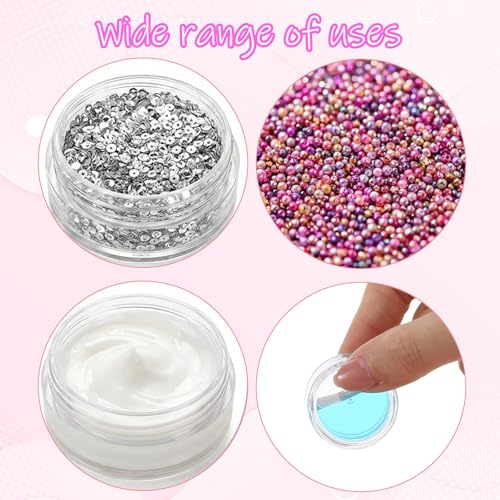 10 Pcs 5g Leak-Proof Travel Containers with Lids & Spatulas