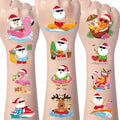 Gameza Tropical Christmas Temporary Tattoos - 200+ Pack