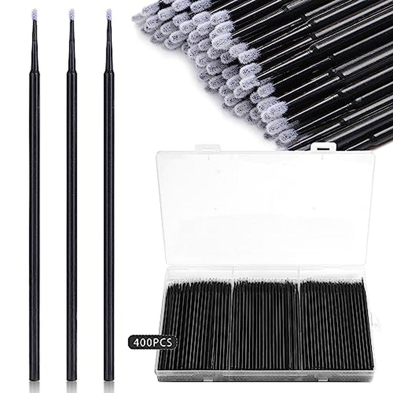 400 Pcs Micro Applicator Brushes for Eyelash Extensions