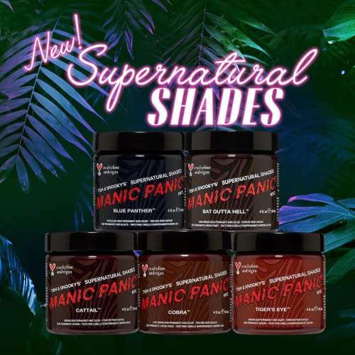 MANIC PANIC SuperNatural Hair Dye Blue Panther (Pack of 2)