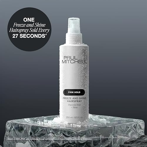 Paul Mitchell Freeze and Shine Super Hairspray 16.9oz Max Hold Shiny Finish for Coarse Hair