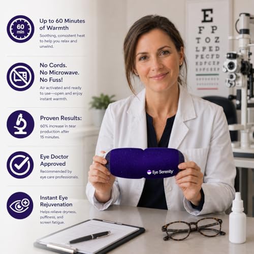 Heated Eye Mask for Dry Eyes & Stye Relief