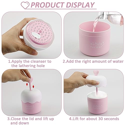 Facial Cleanser Foam Maker – Manual Foamer for Face Wash