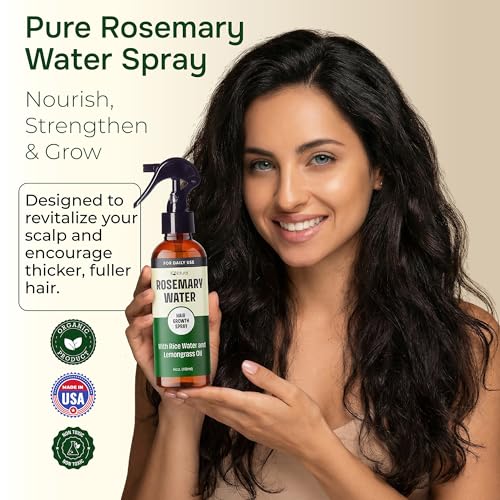Rosemary Water Spray for Hair Growth & Thickening - 4oz