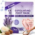 Bloomora Foot Peel Mask for Hard Skin – Lavender, 2 Pairs