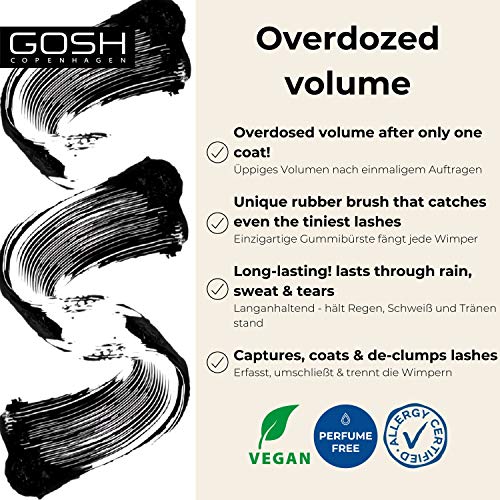 GOSH Overdose Mascara 001 Intense Black Waterproof