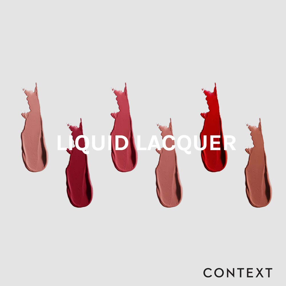 CONTEXT SKIN Non Toxic Liquid Lipstick - Liquid Lacquer long lasting color Lipstick for Women (6.5 G) (You're In Love)