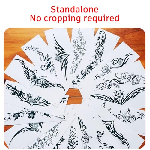 18 Sheet Y2K Temporary Tattoos | Waterproof Plant-Based Ink