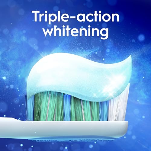 Crest 3D White Advanced Luminous Mint Toothpaste Pack of 24 - Whiter Teeth in 5 Days