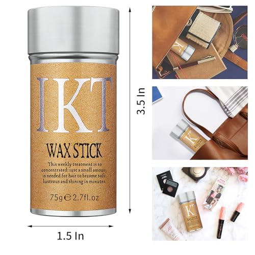 Hair Wax Styling Set - 7 Pcs with Combs & Bands