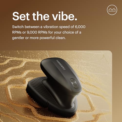 MANSCAPED Face Buffer PRO - Electric Sonic Silicone Face Scrubber for Men