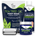 4-in-1 Foot Spa Kit: Callus Remover Gel, Foot Soak & Cream