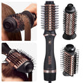 KISS Volume & Style Boosting 2-in-1 Air Brush, Interchangeable Ceramic Waterdrop & 1.5¡± Round Brush Head, Maximum Root Boosting Hair Dryer, 4 Heat Settings, Tangle-Free Bristles, 360¡Æ Swivel Cord