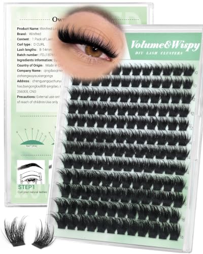 Winifred Wispy D Curl Lash Clusters 10-18mm Faux Mink