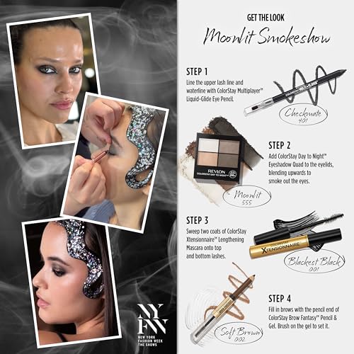 Revlon ColorStay Eyeshadow Palette 555 Moonlit, 24-Hour Wear