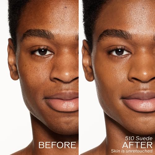 Shiseido RevitalEssence Skin Glow Foundation SPF 30, 510 Suede - Buildable, Medium Coverage - 24-HR Hydration & 12-HR Wear - Transfer, Crease & Fade Resistant - Non-Comedogenic - All Skin Types