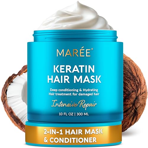 MAREE Deep Conditioning Hair Mask for Damaged Hair – 10 Fl Oz