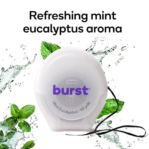 BURST Expanding Dental Floss Mint Eucalyptus 40 Yards
