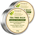 Chamuel Tea Tree Oil Balm - Natural Moisturizing Cream for Dry Skin, 2-Pack
