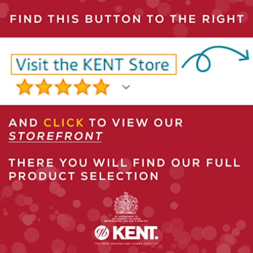 Kent Set Men's Hair Pocket Combs, Graphite 81T X-Small, FOT All Fine Tooth, R7t Double Toothed Fine and Coarse. Best Hair, Beard and Mustache Grooming Kit for Travel and Home Care, Handmade in England