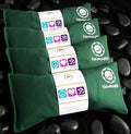 Lavender Eye Pillows Set of 4 - Hot Cold Aromatherapy for Relaxation & Stress Relief