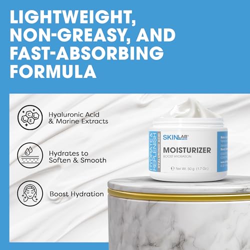 SKIN LAB Hydrate & Replenish Hydra Moisturizer ? Hydrating Facial Moisturizer, Daily Cream for Women & Men ? Lotion for Dry, Sensitive Skin, 1.7 oz
