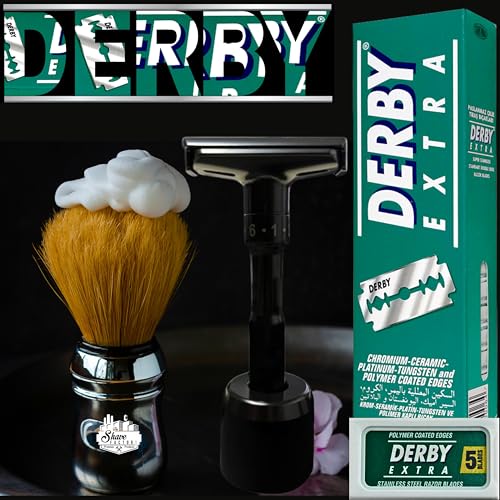 1000 "Derby Extra Professional" Double Edge Razor Blades for straight razor (1000)