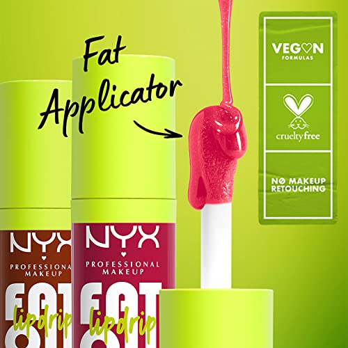 NYX Fat Oil Lip Drip Lip Gloss - Missed Call Sheer Pink