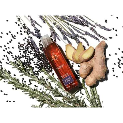 Aromatherapy Associates De-Stress Muscle Shower Oil. Powerful Blend of Rosemary, Ginger and Black Pepper Essential Oils to Soothe and Heal the Body (8.45 fl oz)