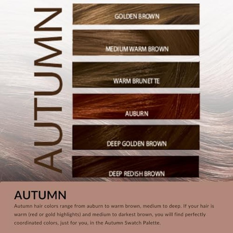 Color Me Beautiful Autumn Color Fan - 48 Essential Shades