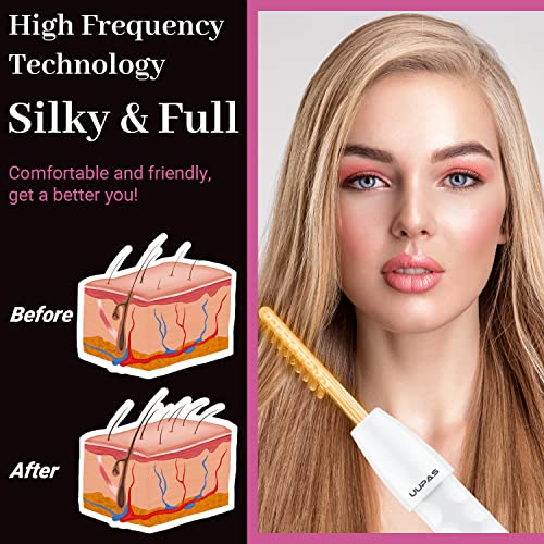 High Frequency Facial Wand with 4 Orange Glass Tubes