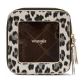 Montana West X Wrangler Clear Makeup Bag Travel Cosmetic Bag Portable Make Up Toiletry Organizer for Women Leopard