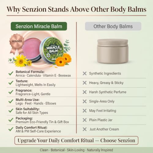 Senzion Natural Balm 2 Pack - Legs, Arms & Back Care